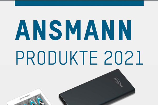 Ansmann Produkte Katalog 2021
